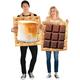 Adult S'mores Snack Couples Costumes