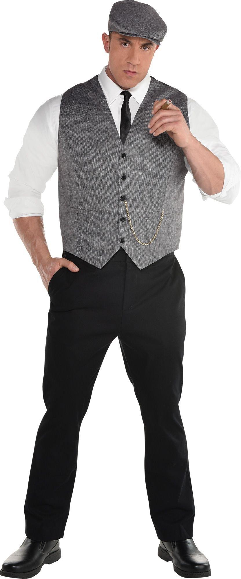 Adult Roaring 20s Dapper Man Costume Plus Size