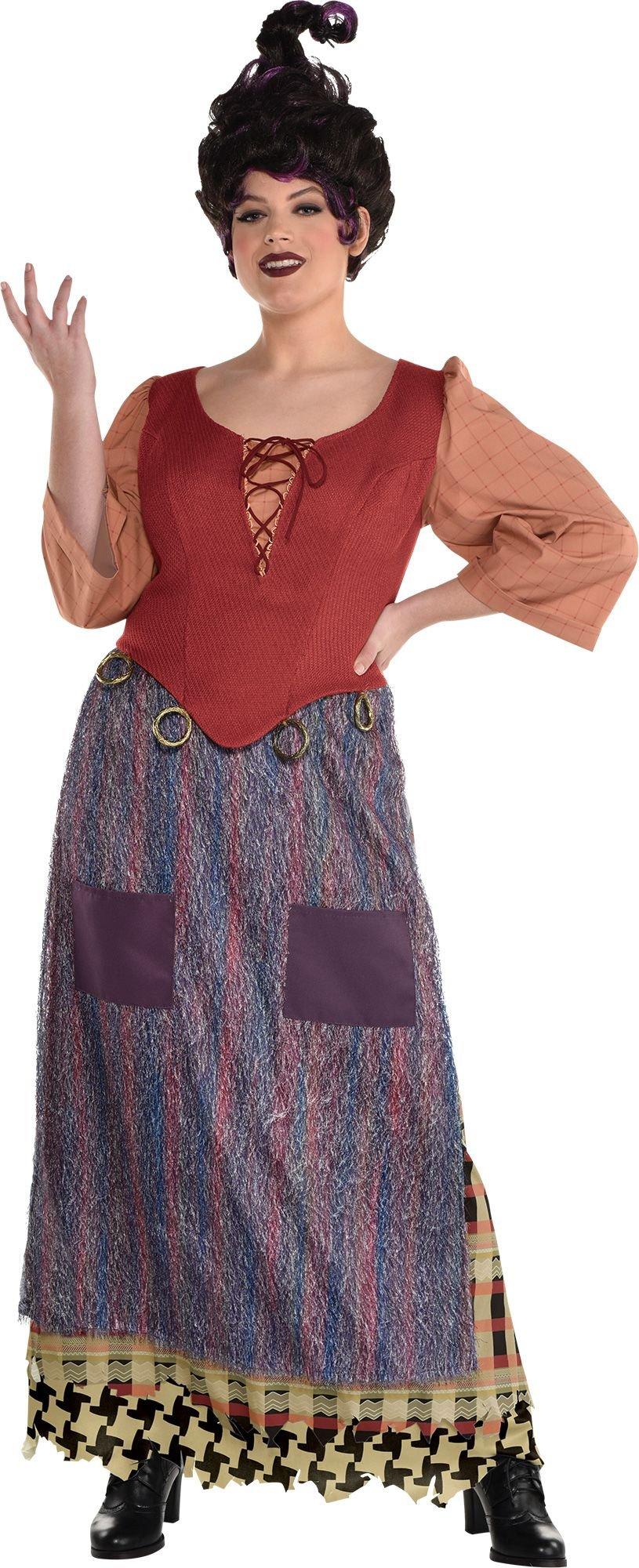 Adult Mary Sanderson Costume Plus Size - Disney Hocus Pocus | Party City