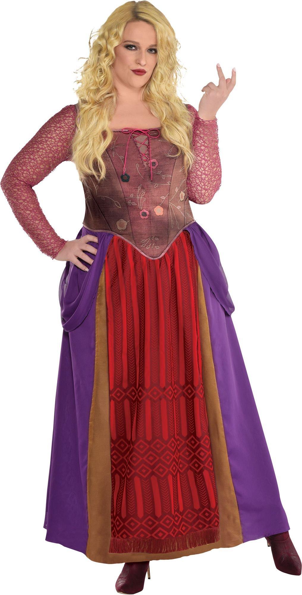 Party City Sarah Sanderson Halloween Costume For Women, Hocus Pocus ...