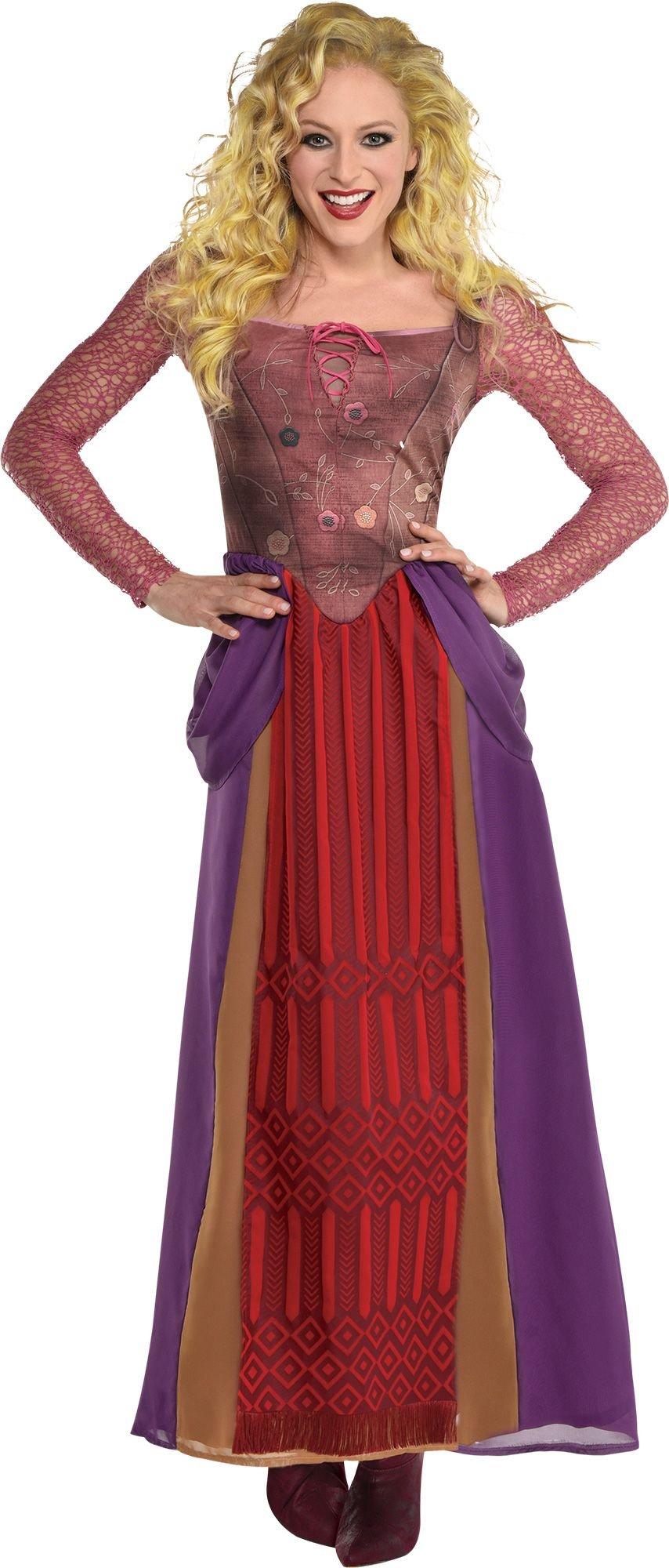 Kids-Girl's Kids' Sarah Sanderson Costume - Disney Hocus Pocus Size XL