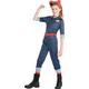 Kids' Rosie the Riveter Denim Jumpsuit Costume