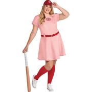 Adult Rockford Peaches Costume Plus Size - A League of Their Own