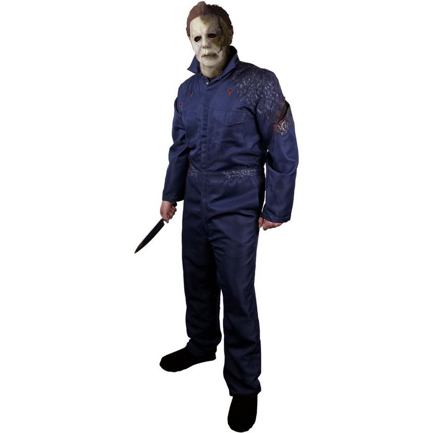 Adult Blue Burned Michael Myers Coveralls Costume - Halloween Kills