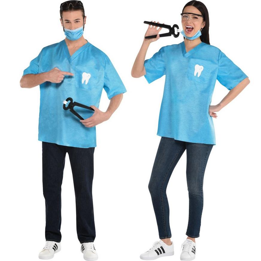 Luxury definite alarm Dentist Costume Kit for Adults | Party City