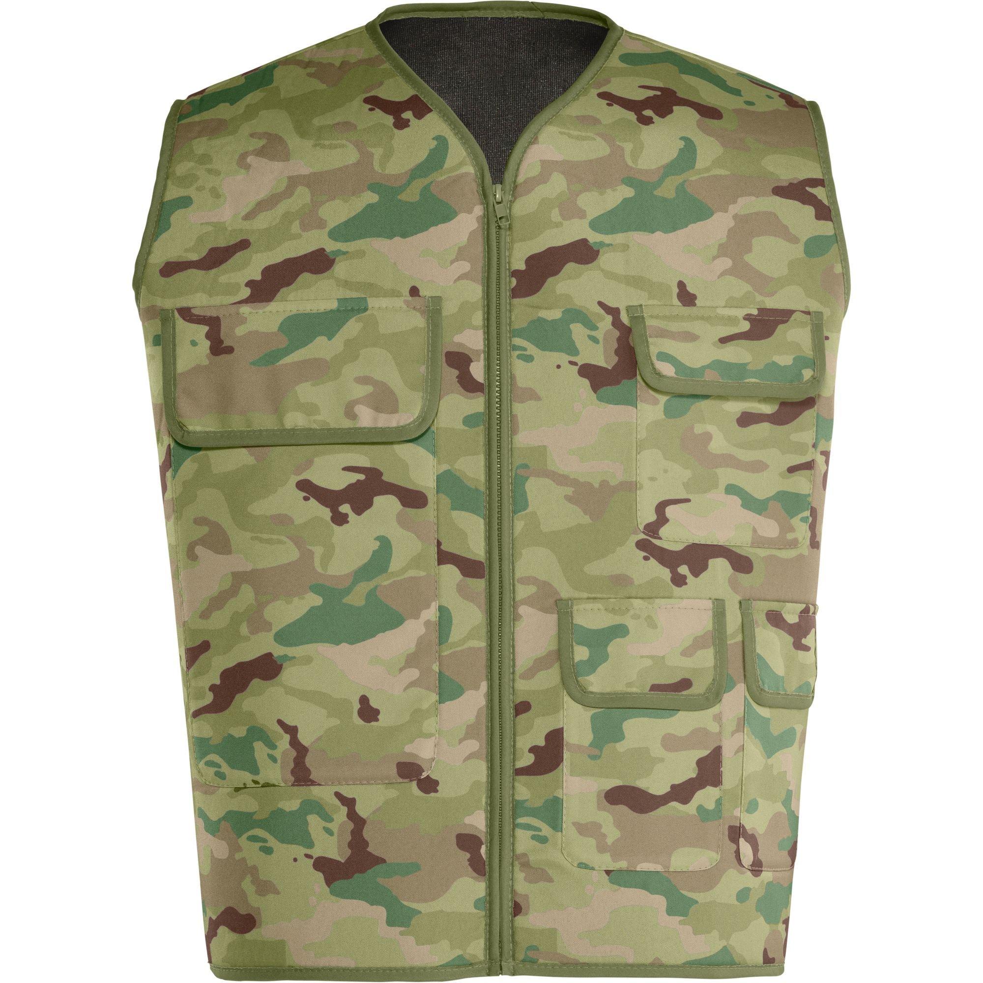 Forest Camouflage Military Vest for Adults | Party City