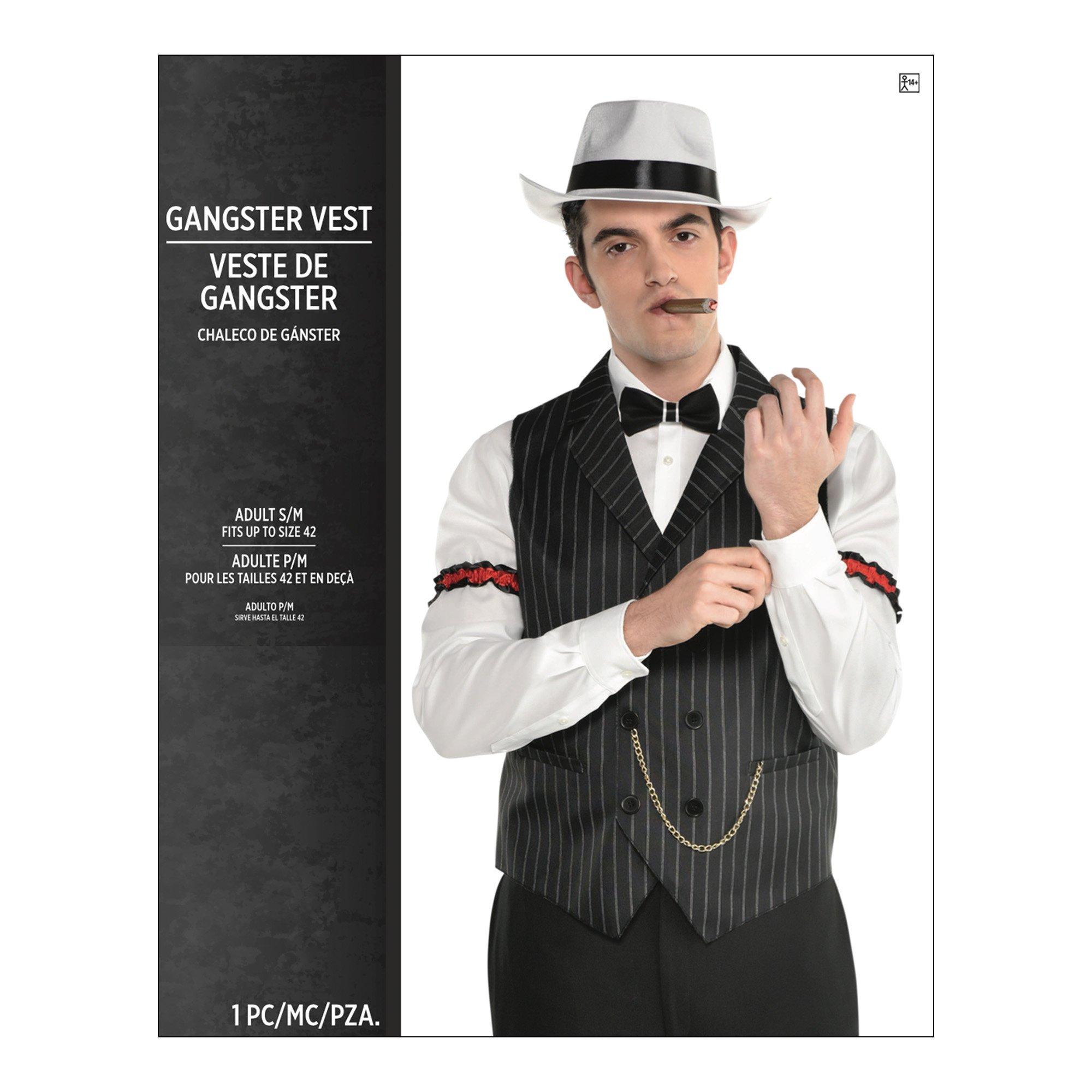 PartyCity Roaring 20s Gangster Vest for Adults | Hamilton Place