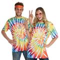 60s Hippy Tie-Dye T-Shirt for Adults