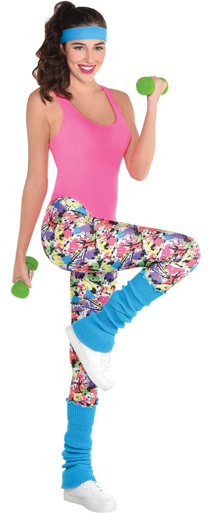 Adult 80s Exercise Costume Accessory Kit Party City 6332