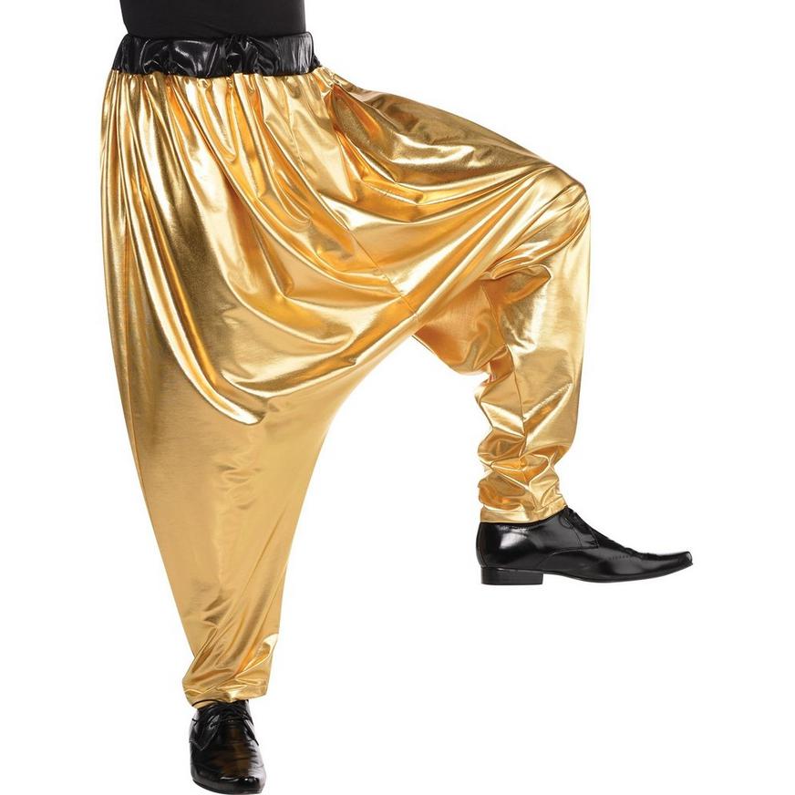 Adult Gold Hip Hop Harem Pants