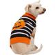 Jack-o'-Lantern Striped Dog Sweater