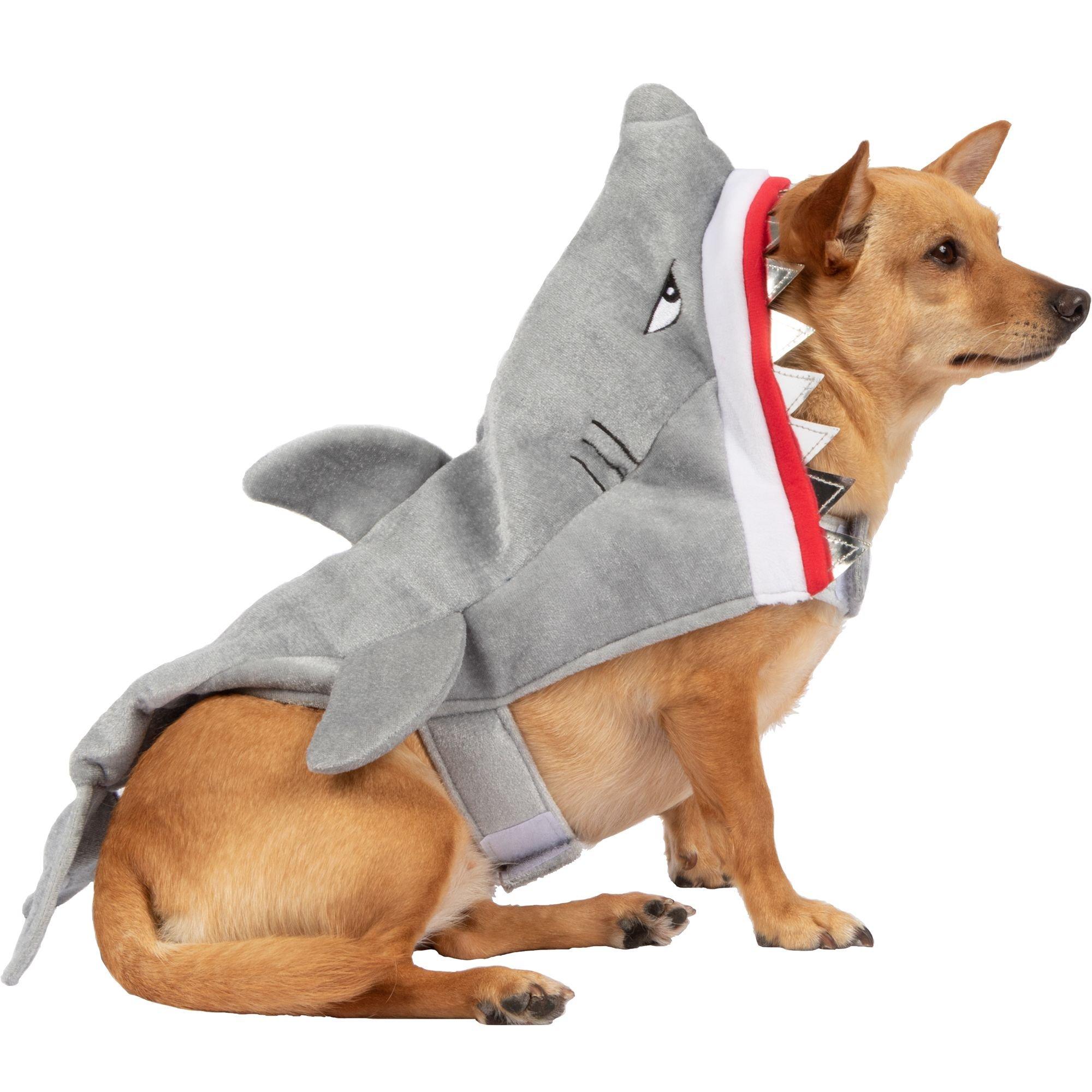 PartyCity Grumpy Shark Dog Costume