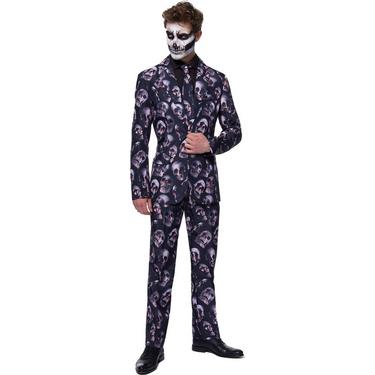Adult Bloody Skulls Suit | Party City