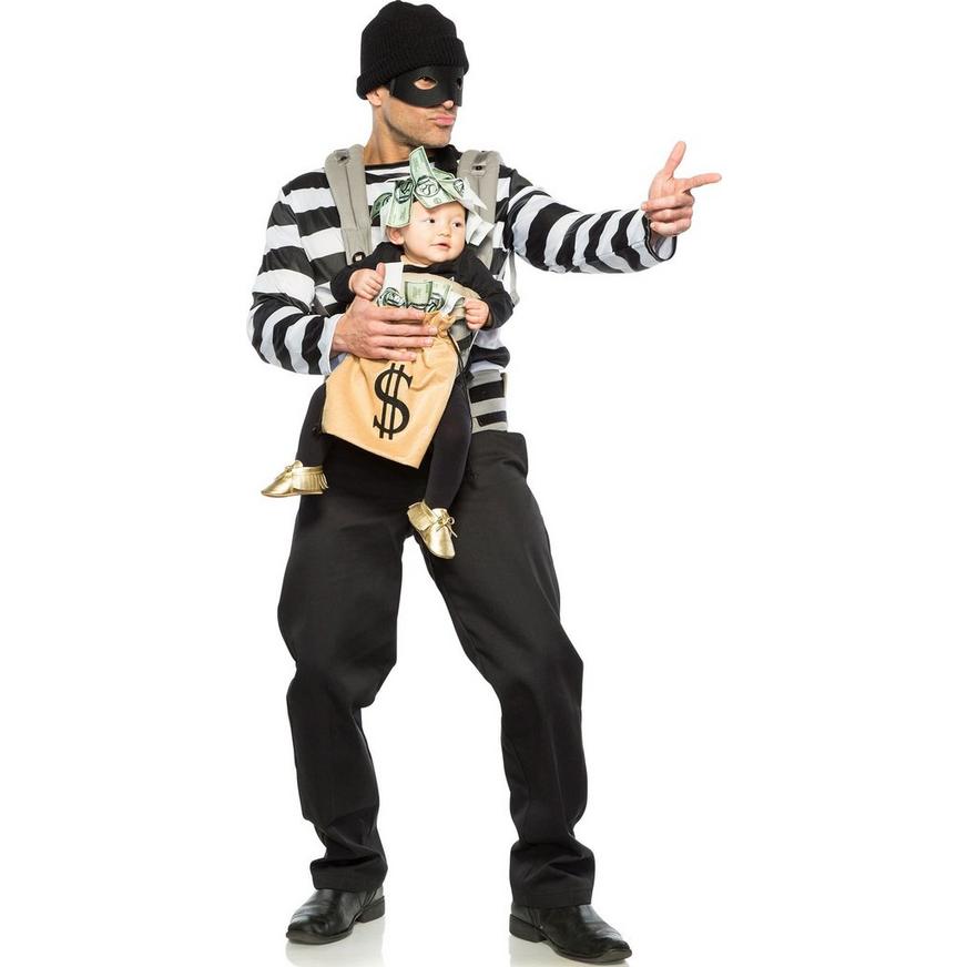 Robber & Moneybag Baby & Me Costume
