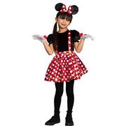 Child Red Polka Dot Minnie Mouse Costume - Disney