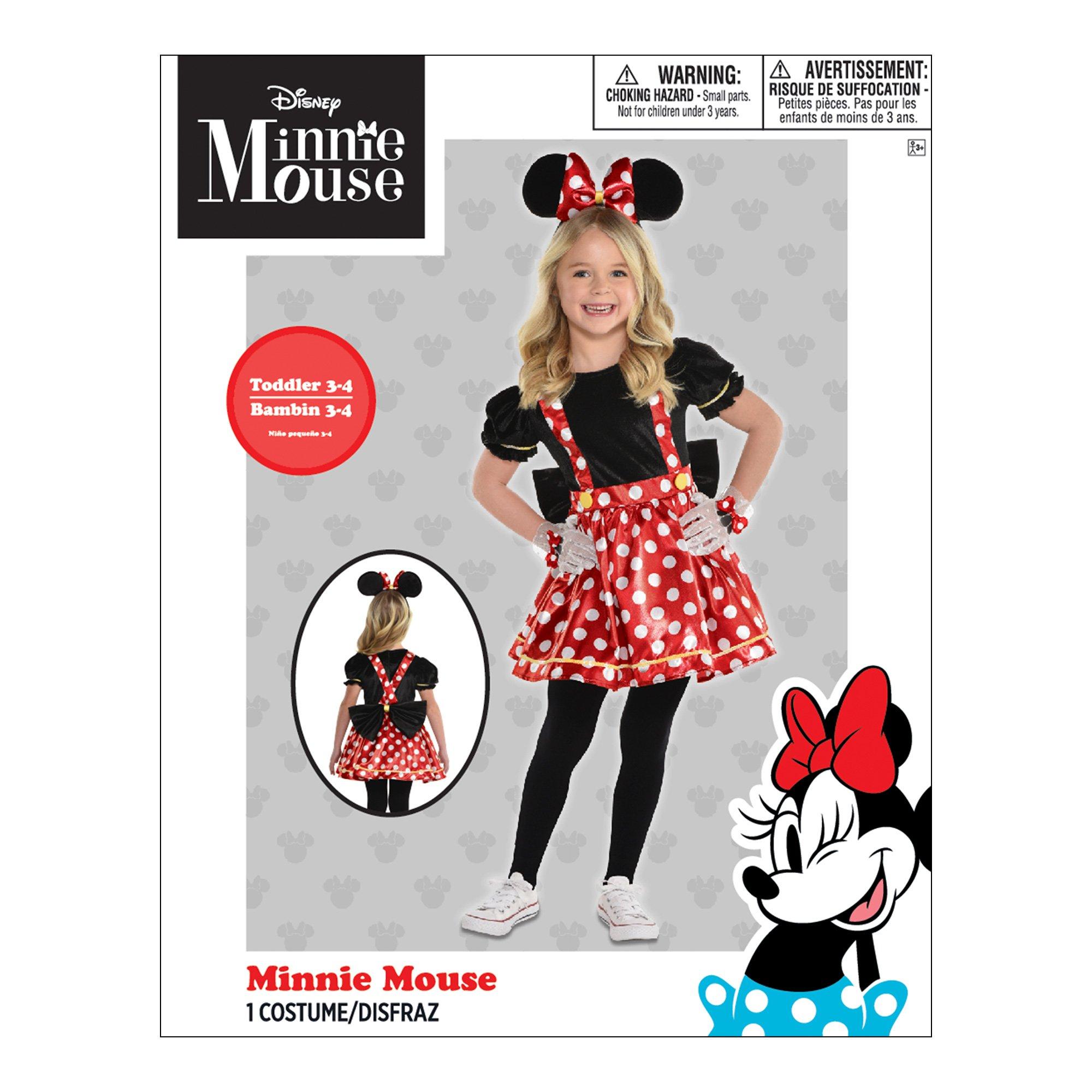 Kids' Red Polka Dot Minnie Mouse Costume - Disney