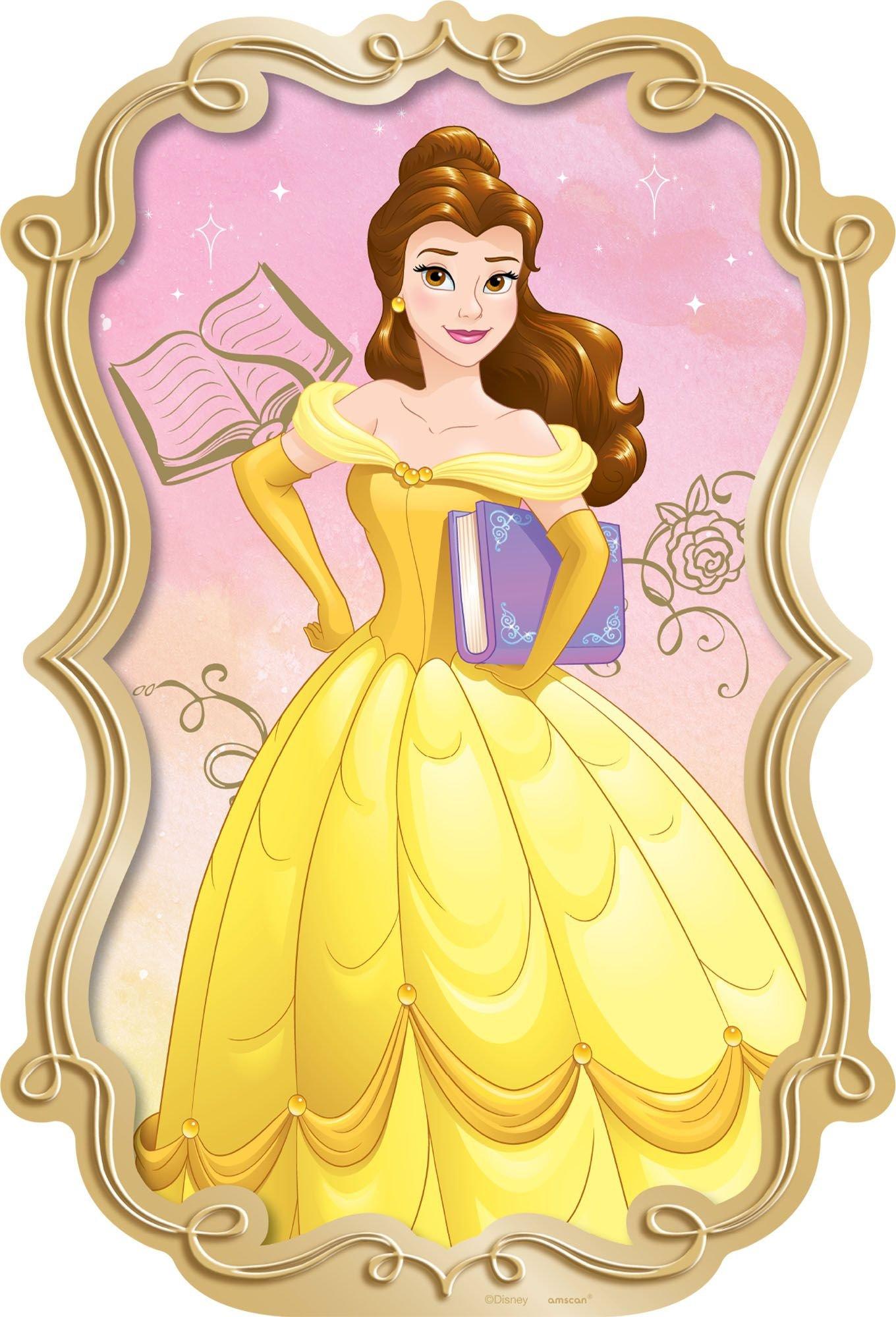 Belle Centerpiece Cardboard Cutout, 18in - Beauty and the Beast | Party ...