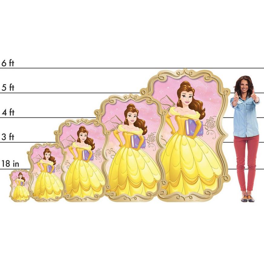 Belle Centerpiece Cardboard Cutout, 18in - Beauty and the Beast