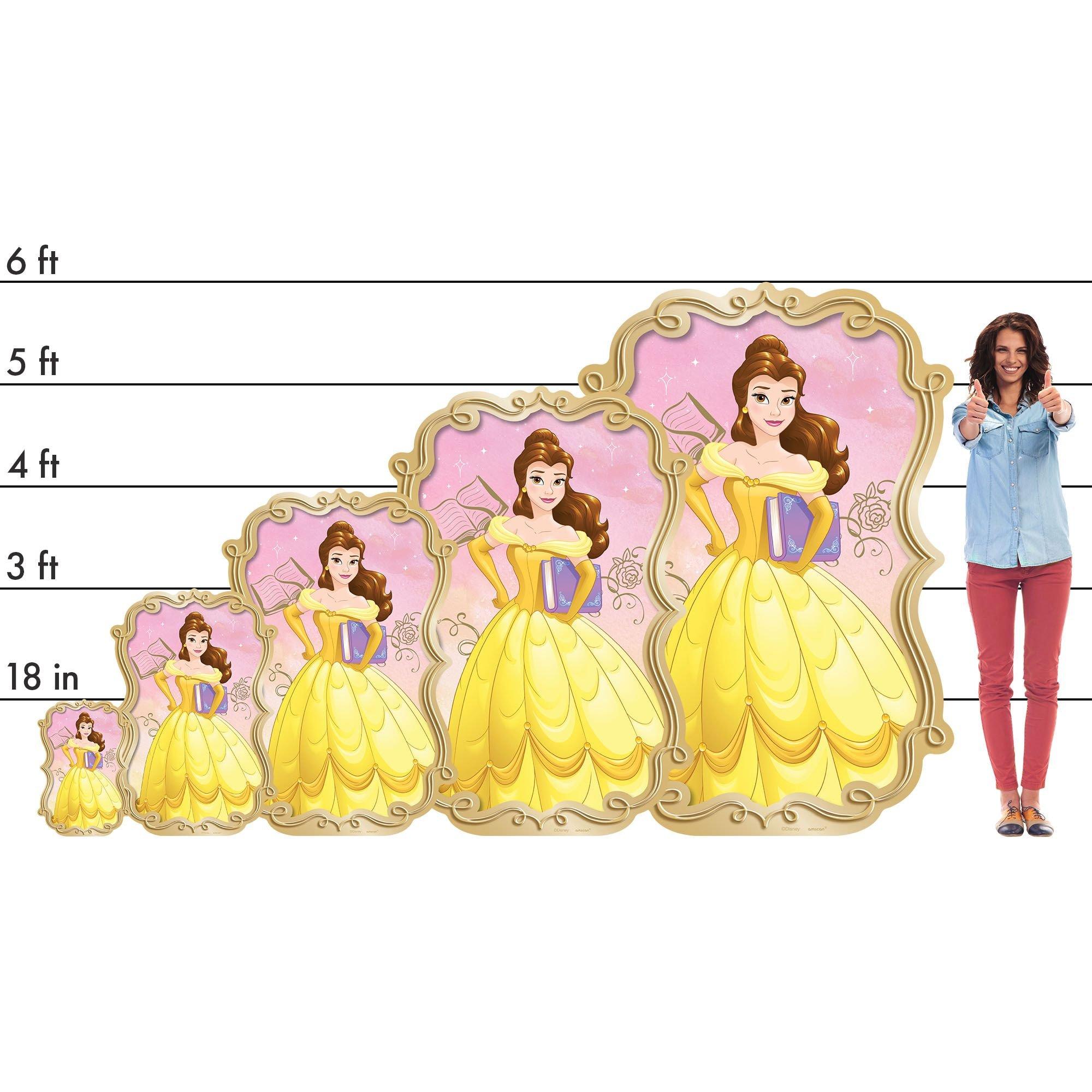 Belle Life-Size Cardboard Cutout, 6ft - Beauty and the Beast