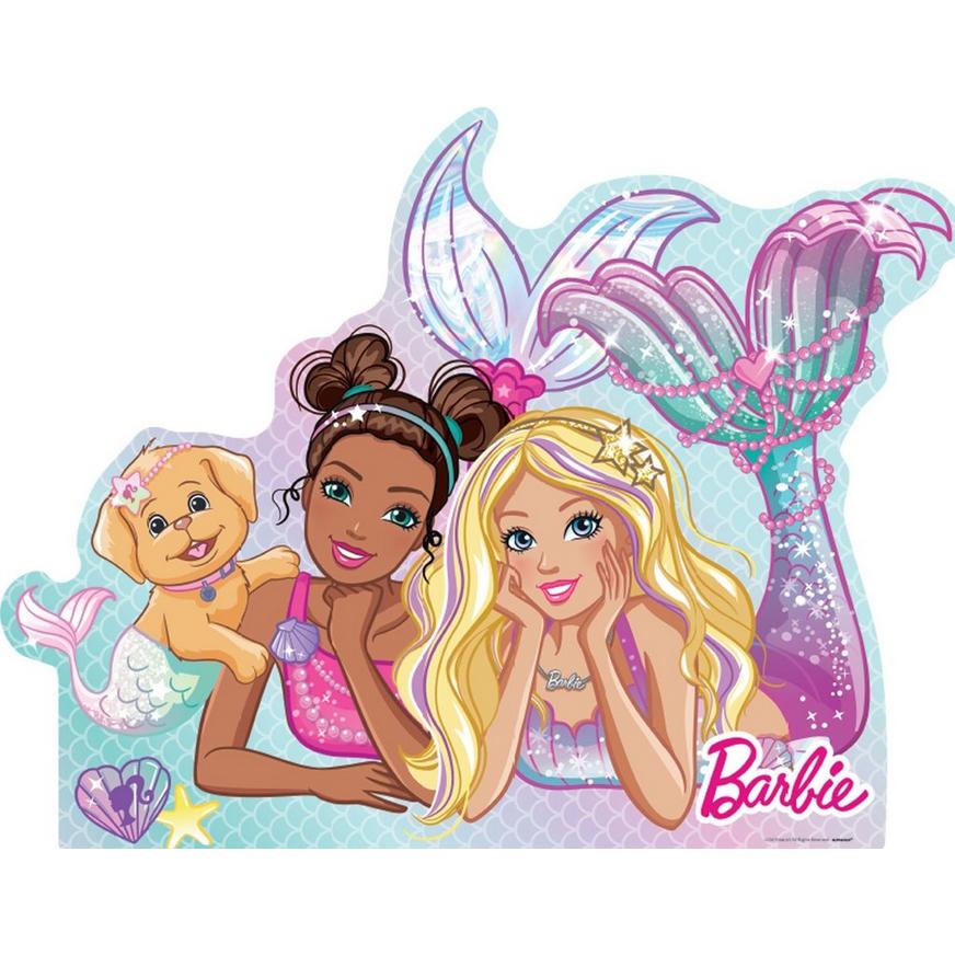 Barbie Mermaid Cardboard Cutout, 28in x 22in
