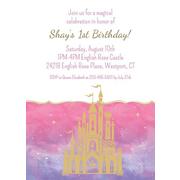 Custom Once Upon a Time Disney Princess 1st Birthday Invitations