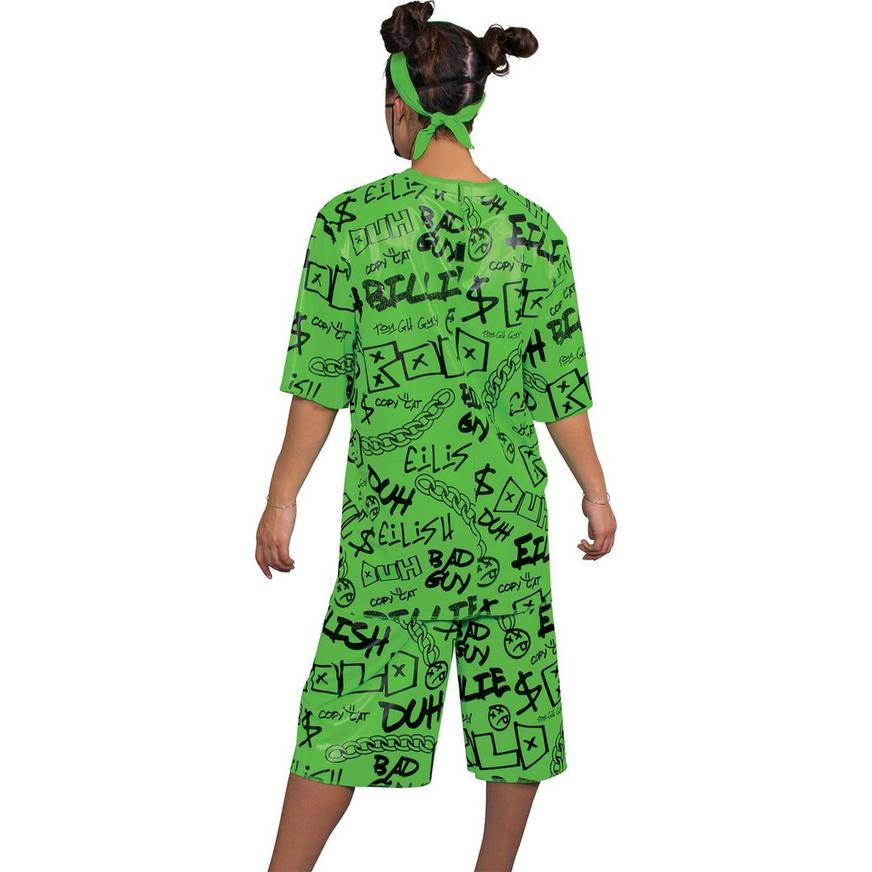 Adult Green Billie Eilish Costume