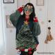 3D Tinsel Tree Ugly Christmas Sweater for Adults