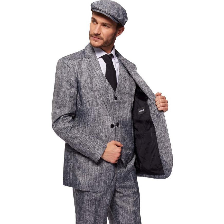 Adult Gray 20s Gangster Costume