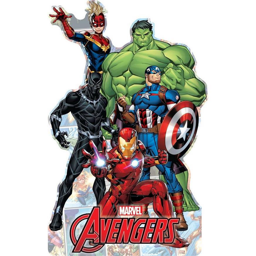 Marvel Powers Unite Centerpiece Cardboard Cutout, 18in