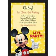 Custom Mickey Mouse Forever Invitations