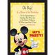 Custom Mickey Mouse Forever Invitations