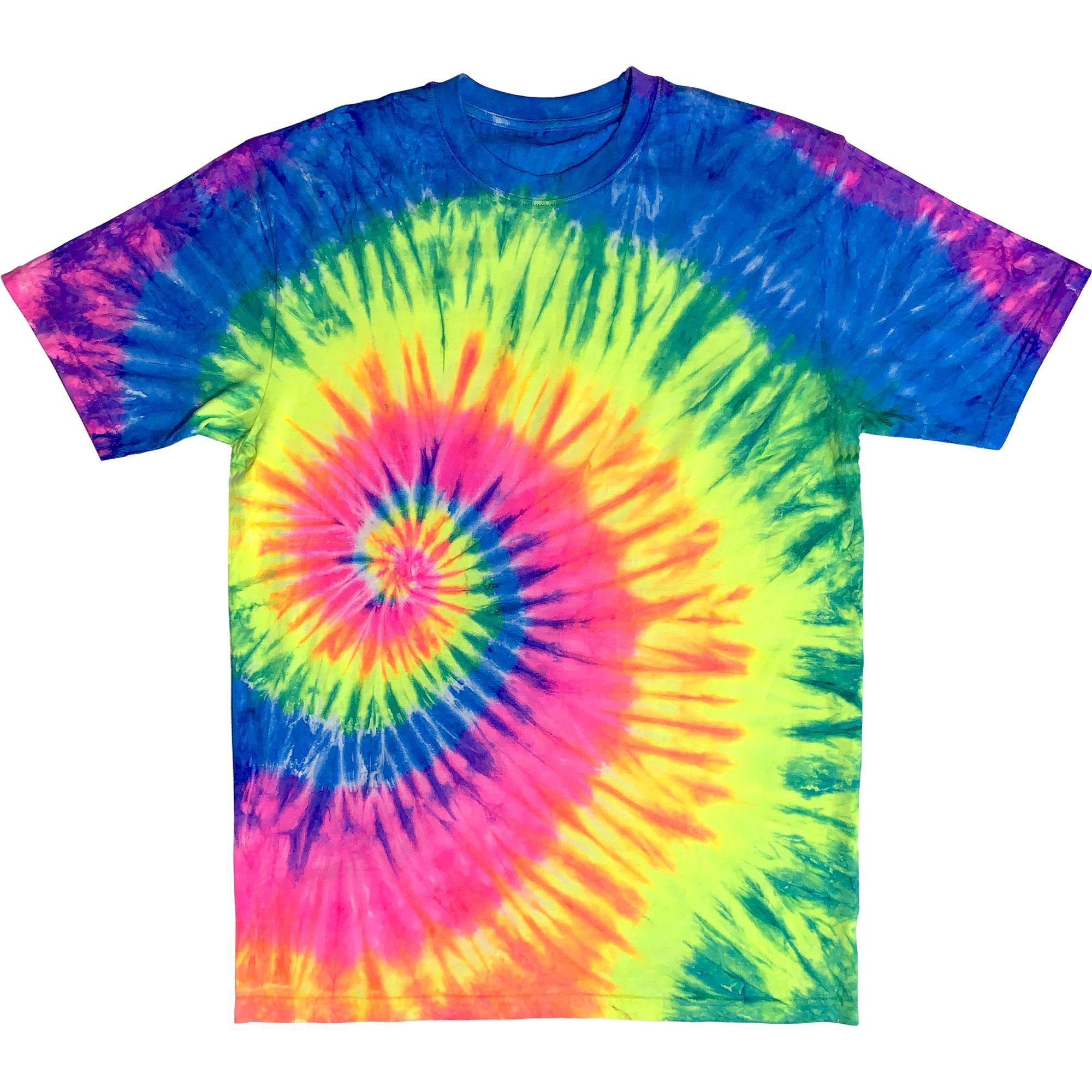 cliënt Bachelor opleiding toren Adult 60s Hippie Tie-Dye Swirl T-Shirt | Party City