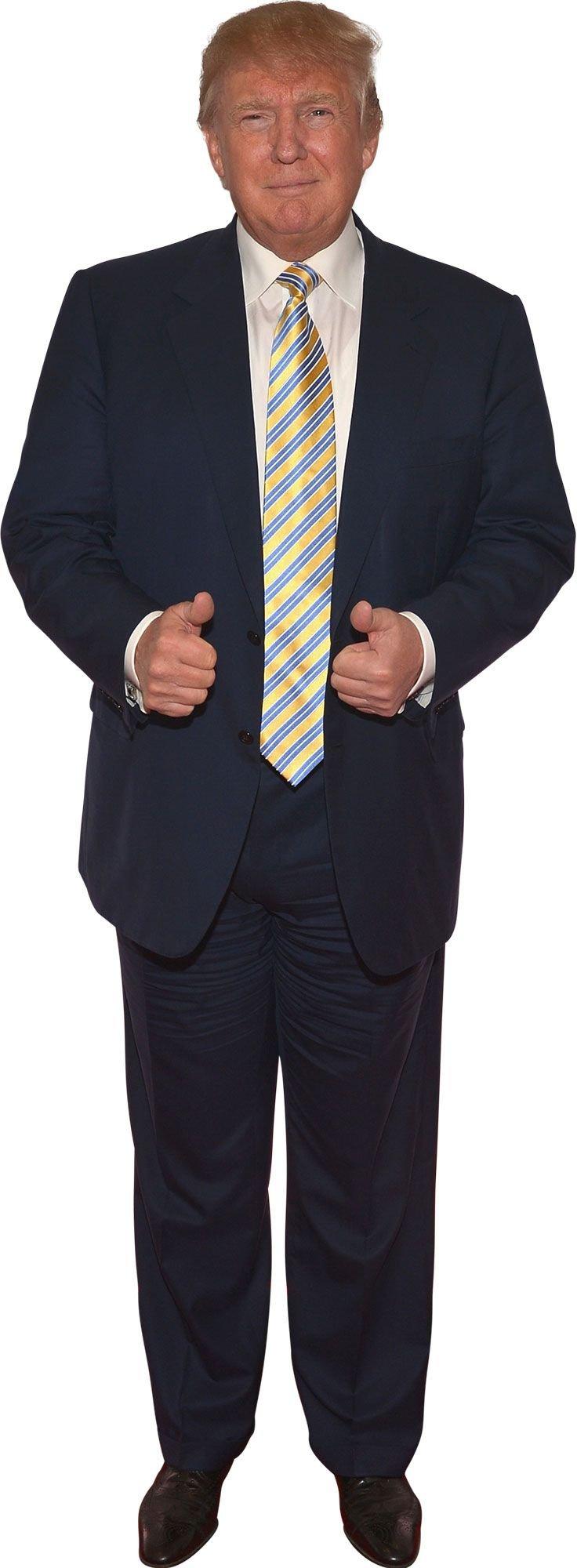 Donald Trump Cardboard Cutout, 4ft Party City