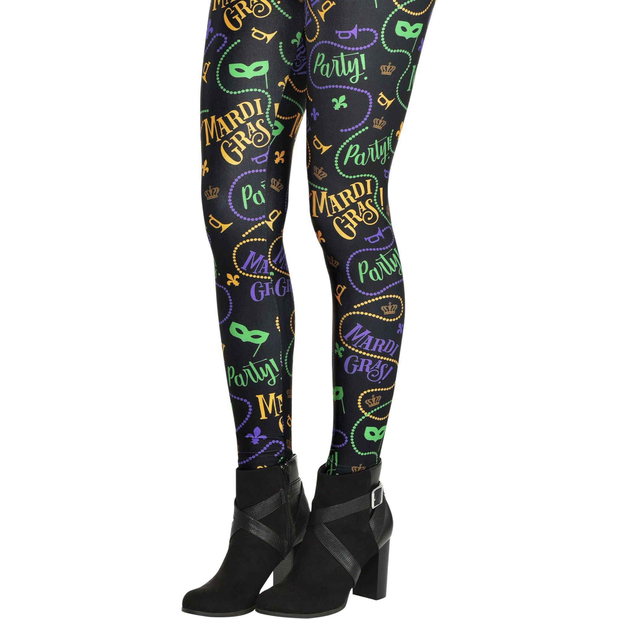 Beads - Mardi Gras Leggings