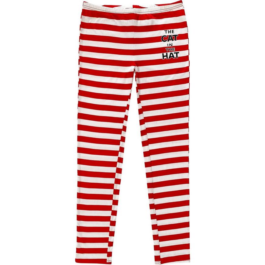 Striped Cat in the Hat Leggings for Adults - Dr. Seuss