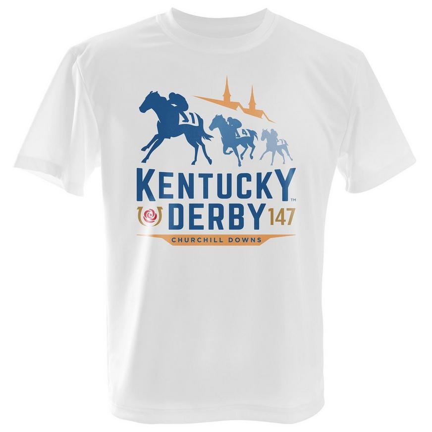 White Kentucky Derby 147 T-Shirt for Adults