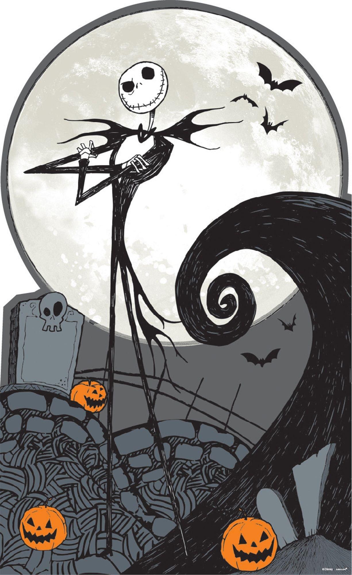 Jack Skellington Pumpkin King The Nightmare Before Christmas Cardboard  Cutout