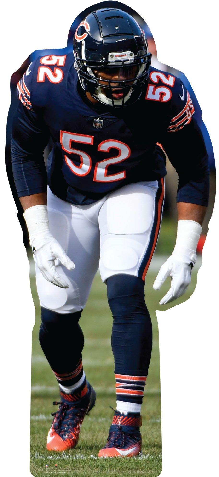 NFL Chicago Bears Khalil Mack Cardboard Cutout, 3ft