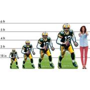 NFL Green Bay Packers Aaron Rodgers Cardboard Cutout, 3ft