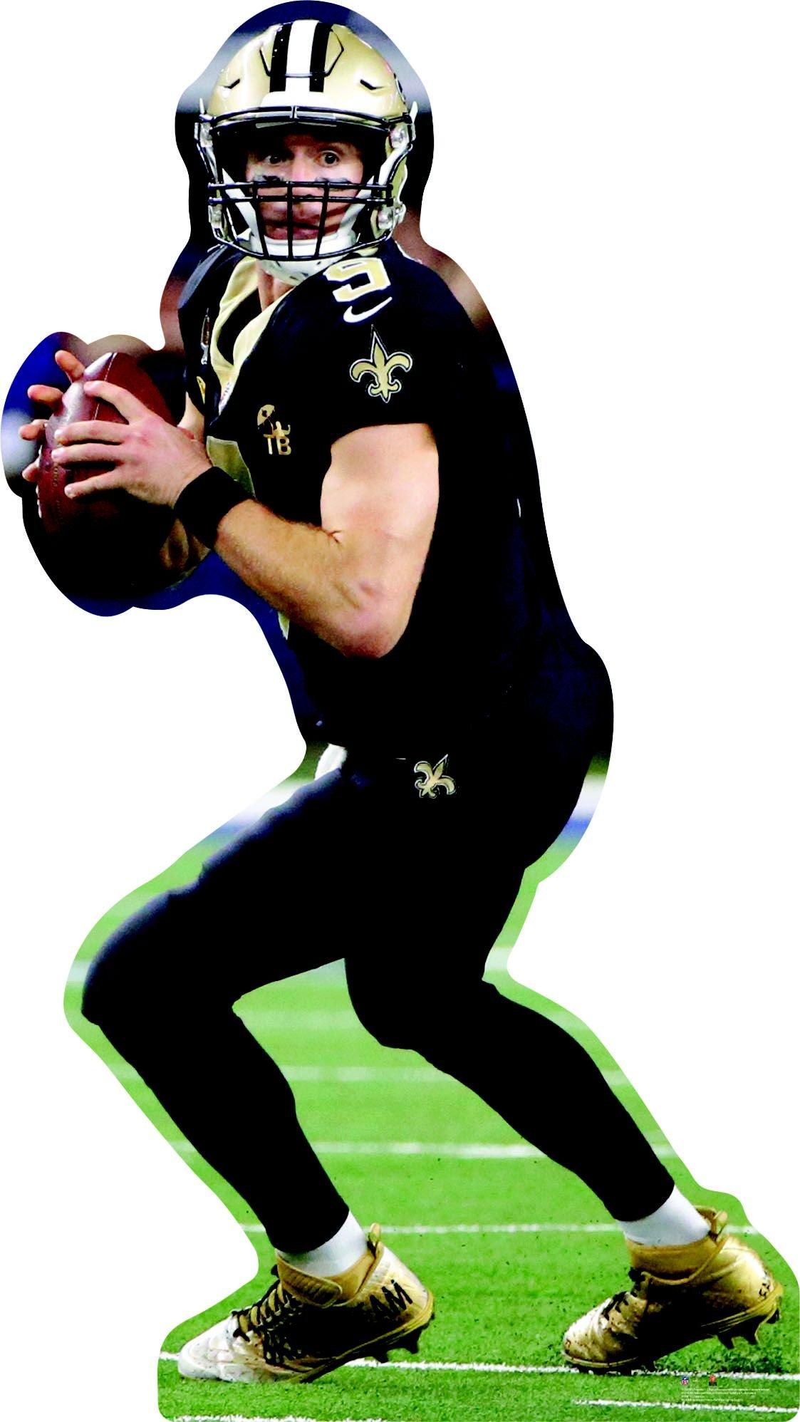 NFL New Orleans Saints Drew Brees Life-Size Cardboard Cutout