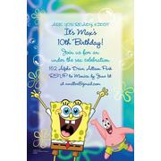 Custom SpongeBob SquarePants Invitations