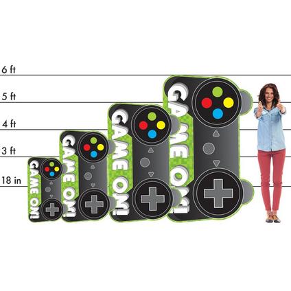 Game Controller Cardboard Cutout, 36in x 22in - Level Up