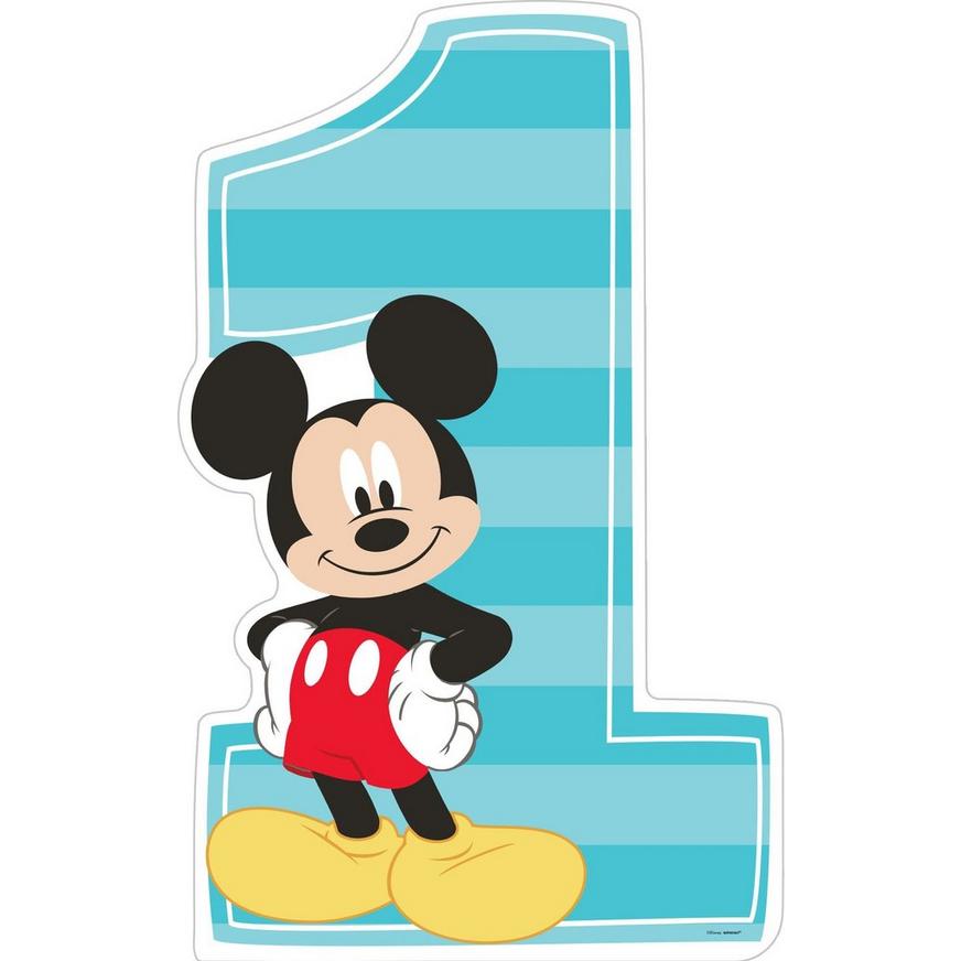 Mickey's Fun to be 1 Cardboard Cutout, 3ft