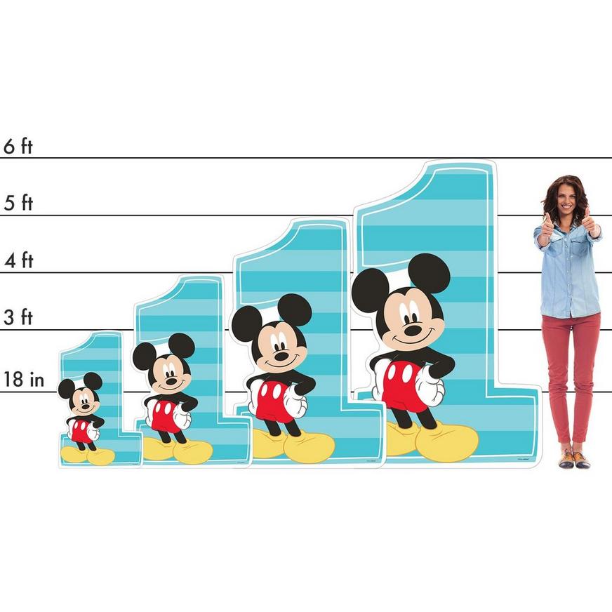 Mickey's Fun to be 1 Cardboard Cutout, 3ft