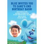 Custom Blue's Clues & You! Cardstock Photo Invitations