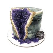 Amethyst Geode Cake, 7in Round - Freed's Bakery