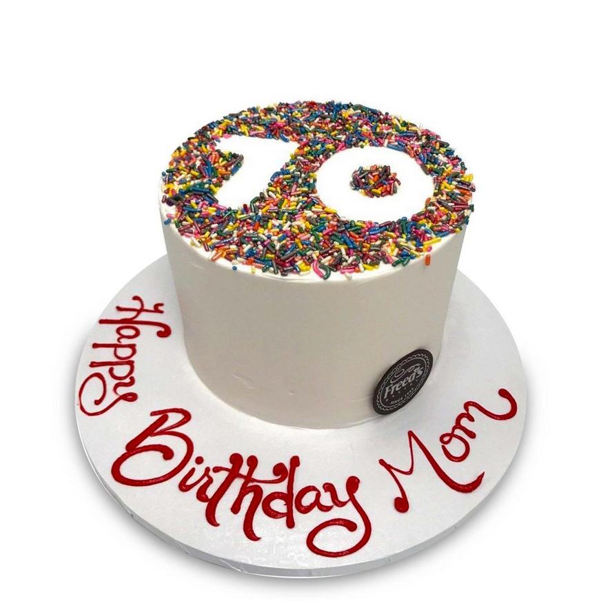 Colors & Counting Birthday Cake, 7in Round - Freed's Bakery