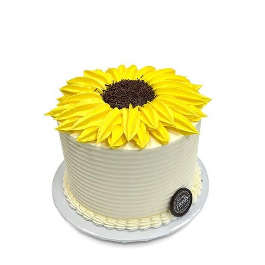 Sunflower Surprise Cake, 7in Round - Freed's Bakery