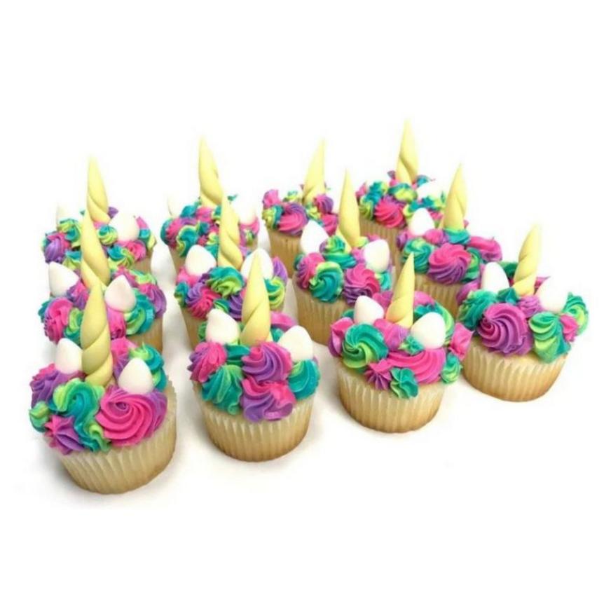 Bright Unicorn Cupcakes, Half Dozen - Freed's Bakery