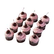 Chocolate Dipped Cherry Cupcakes - Freed's Bakery
